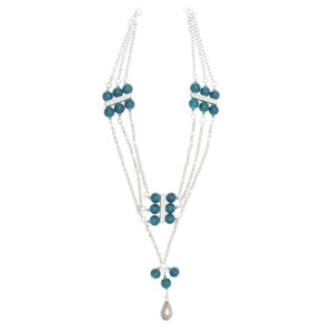 Collar Triangulo Plata-Jade