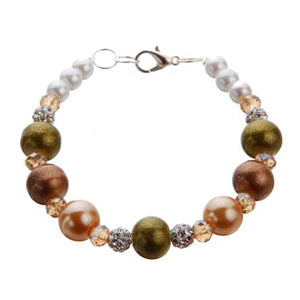 Pulsera De Perlas Multicolor