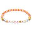 Fantasías Miguel Clave:ML2514 Pulsera Multicolor Con Cuentas Plastica  Love You