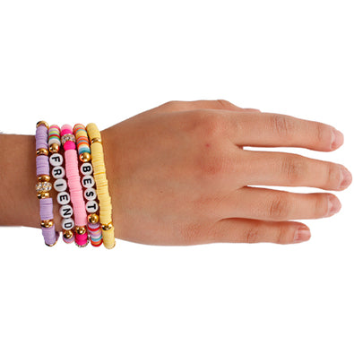 Fantasías Miguel Clave:ML2516 Brazalete Multicolor De La Amistad