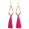 Fantasías Miguel Clave:ML2531 Aretes Multicolor Con Borla