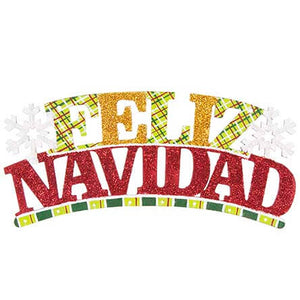 Letrero Feliz Navidad Con Piedras