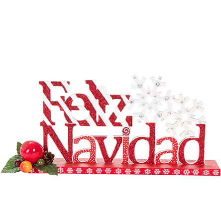 Letrero  Feliz Navidad Con Copos Y Letras Caramelo