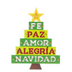 Fantasías Miguel Clave:ML2670 Arbolito Navidad Deseos Verde Con Estrella