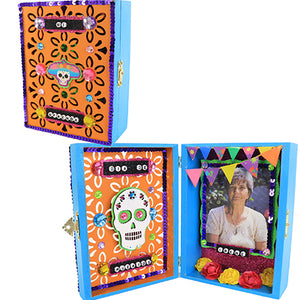 Mini Altar Azul/Naranja