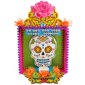 Mini Altar Con Calavera