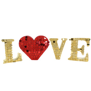 Letras Love Con Lentejuelas