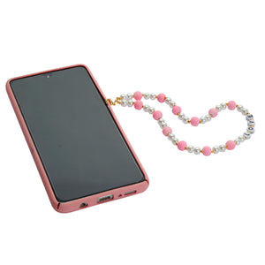 Colgante Para Celular Con Perlas