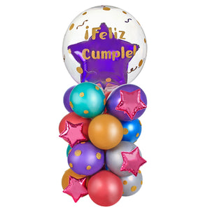 Arreglo Globos Con Estrellas