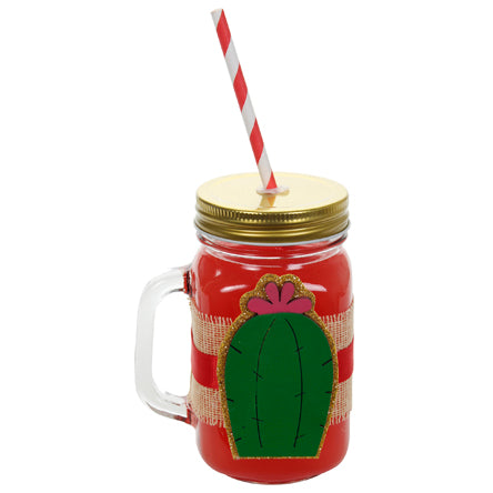 Tarro Con  Cactus