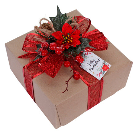 Caja Regalo Con Pick Nochebuena
