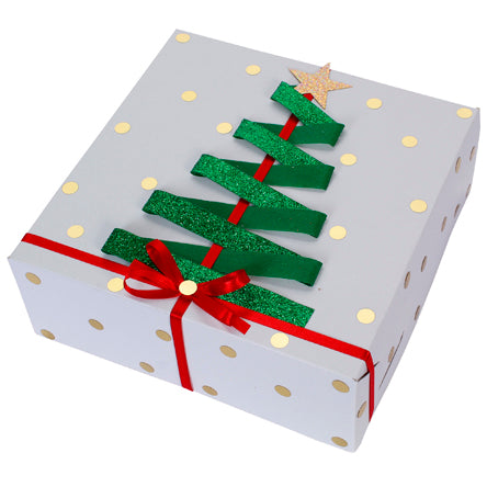 Caja De Regalo Con Árbol