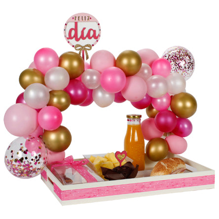 Charola Para Desayuno Con Globos