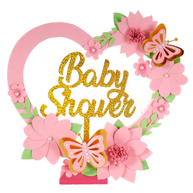 Fantasías Miguel Clave:ML3175 Centro De Mesa Baby Shower Con Flores