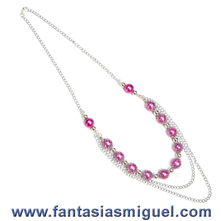 Collar Fiusha Con Malla