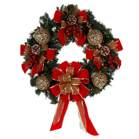 Corona Brillante Navidad