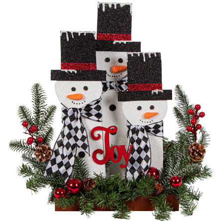 Arenero Con Muñecos De Nieve