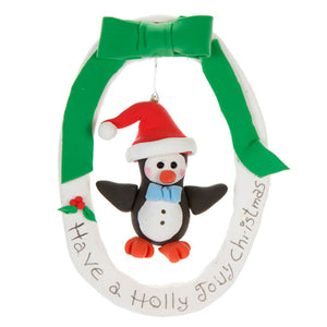 Colgante Pingüino Con Fomi Moldeable