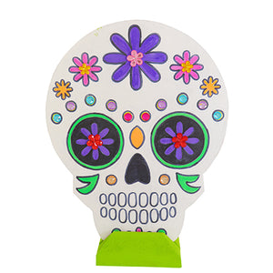 Calavera Calada Multicolor