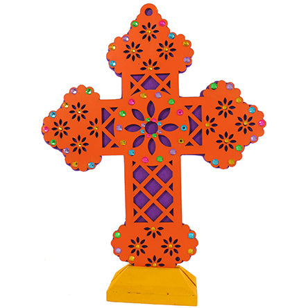 Cruz Calada Con Piedras