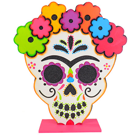 Calavera Calada Flores