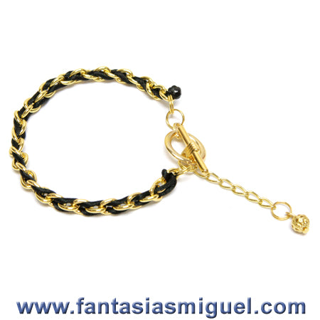 Pulsera Sencilla  Con Cola De Rata