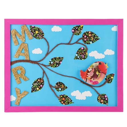 Adorno Pajarito Con Scrap