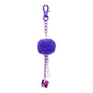 Fantasías Miguel Clave:RL108 Llavero Love Rosa-Morado Con Pom Pom