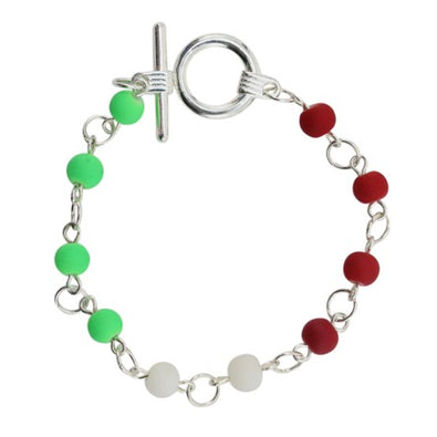 Fantasías Miguel Clave:RL75 Pulsera Tricolor Fiesta Patrias