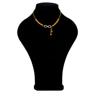 Collar Infinito Oro Con Dije Concha