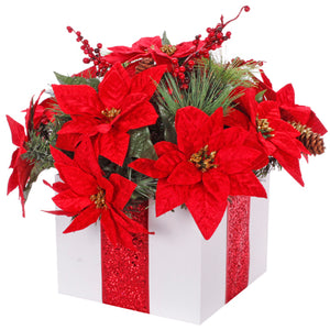 Caja De Regalo Rojo Oro