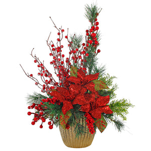 Arreglo Navidad Rojo / Oro