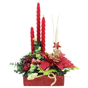 Arreglo Tres Velas Y Nochebuena
