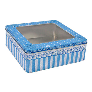 Caja Cuadrada Azul