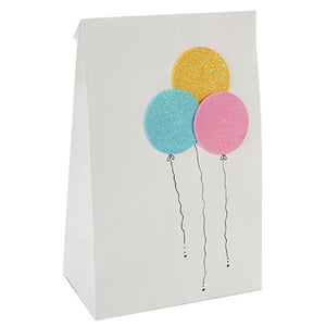 Bolsa Blanca Con Globos