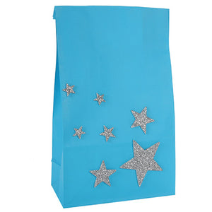 Bolsa Azul Con Estrellas