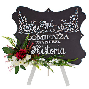 Letrero Pizarrón Nuestra Boda