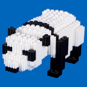 Oso Panda En Block 3d