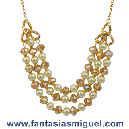 Collar Boda Marfil-Oro
