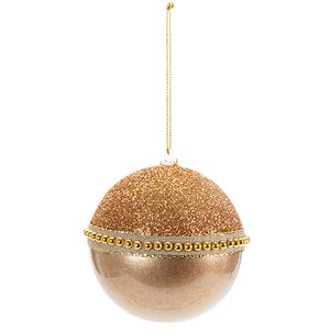 Esfera Oro Con Diamantina
