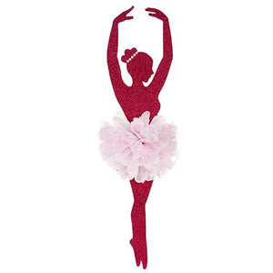 Bailarina Con Borla Rosa