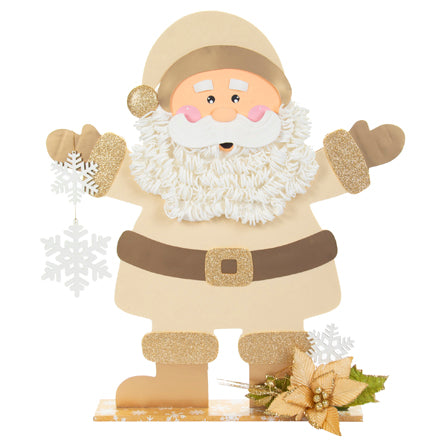 Adorno Santa Con Copos