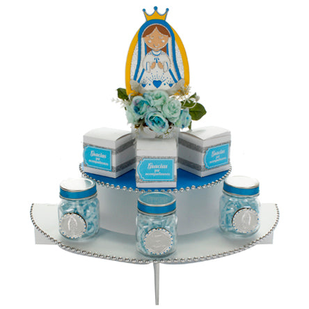 Despachador Virgen Azul/Blanco