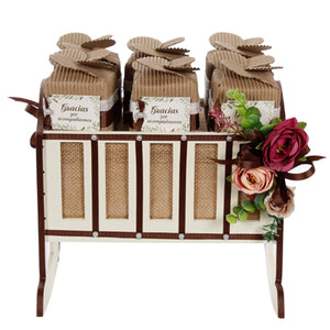 Cuna Mecedora Baby Shower Cafe/Rustico