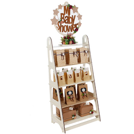 Mueble Baby Shower Cafe-Rustico