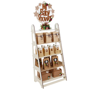 Mueble Baby Shower Cafe-Rustico