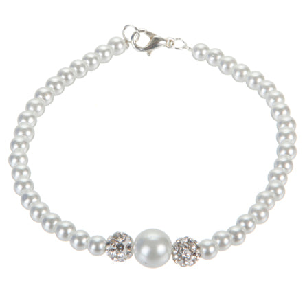 Pulsera Fina Con Perlas