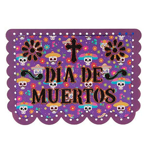Banderín Collage Calaveras