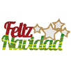 Fantasías Miguel Clave:ZM161 Adorno Feliz Navidad Rojo Verde