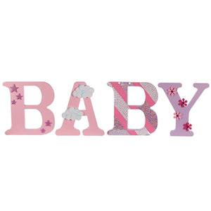 Letras Baby Con Lentejuela